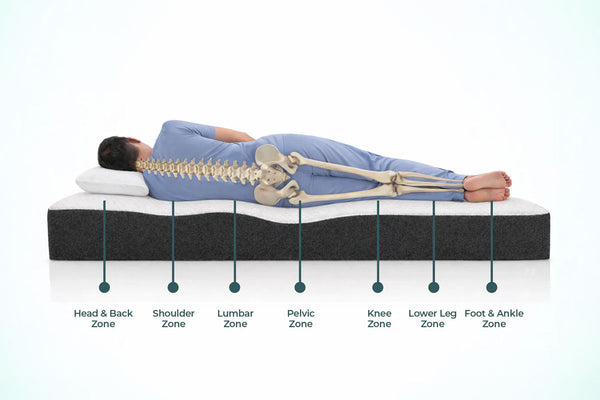 How a 7-Zone Latex Mattress Supports Your Body?
