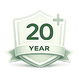 Up to 20 years warranty