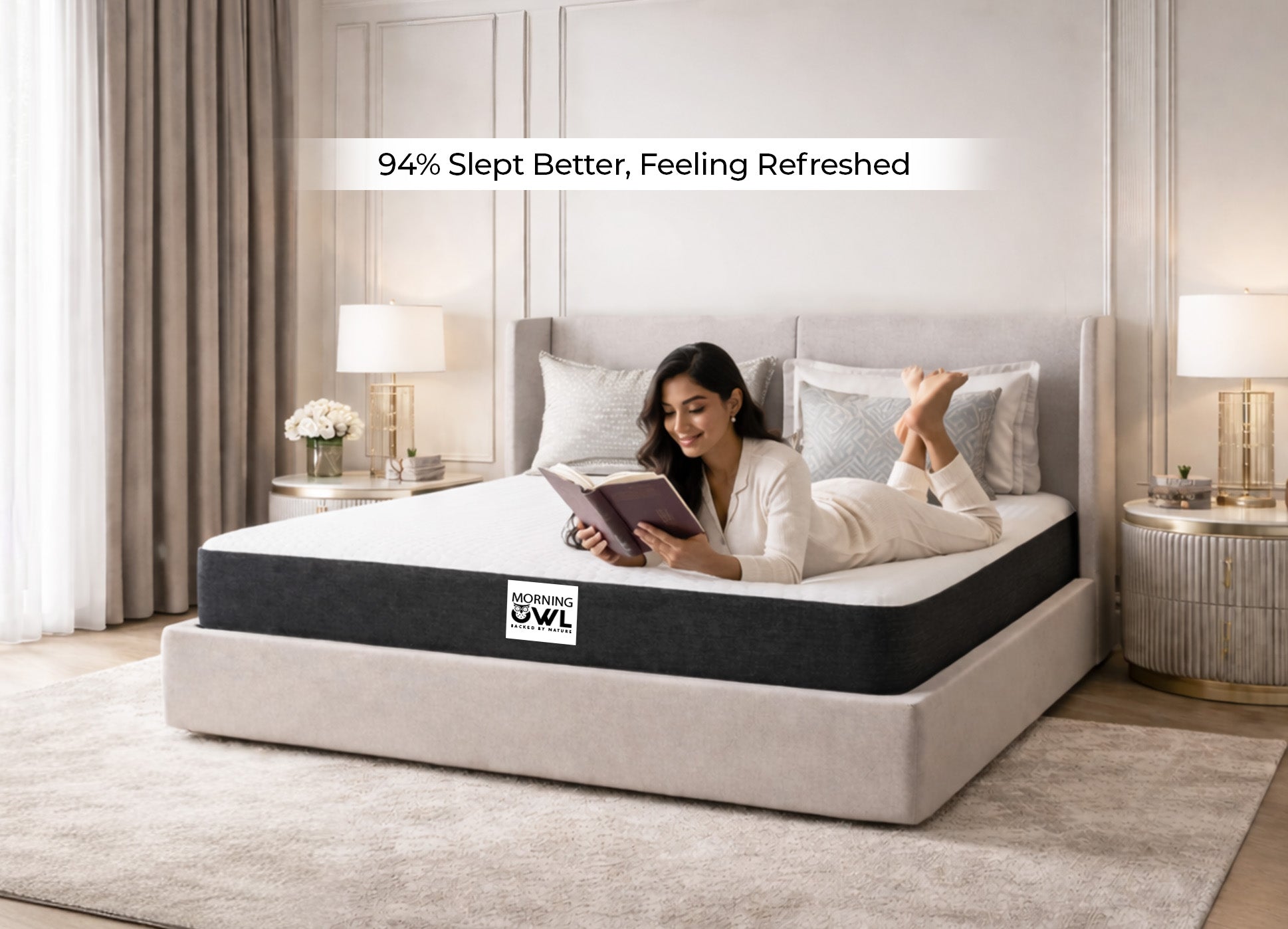 CoCo Natural Latex Mattress - Coconut Coir + Latex Firm Support