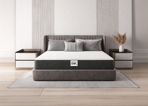 Morning Owl Soft Luxurious Natural Latex Mattress on Bed – Soft Latex Mattress India