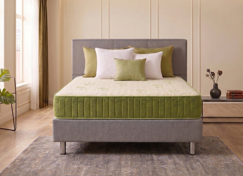 Morning Owl Superia Organic Latex Mattress on Bed – Natural & Chemical Free Mattress India