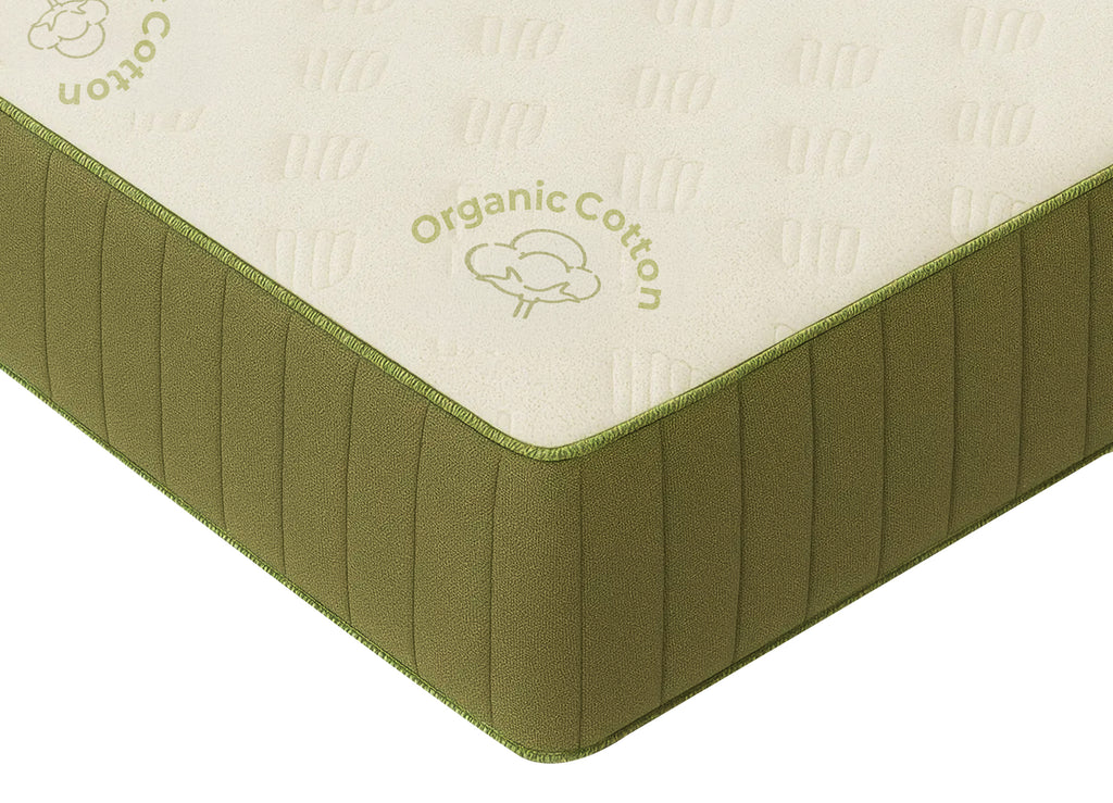Morning Owl Superia Organic Latex Mattress Corner Detail – Durable Edge Support India