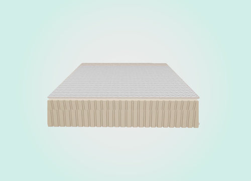 Morning Owl Mattress Layers – 100% Natural Eucalyptus Tencel Cover, Organic Cotton Cover, Plush Soft Latex Layer, Medium Soft Latex Layer and Base Cover – Natural Latex Mattress India