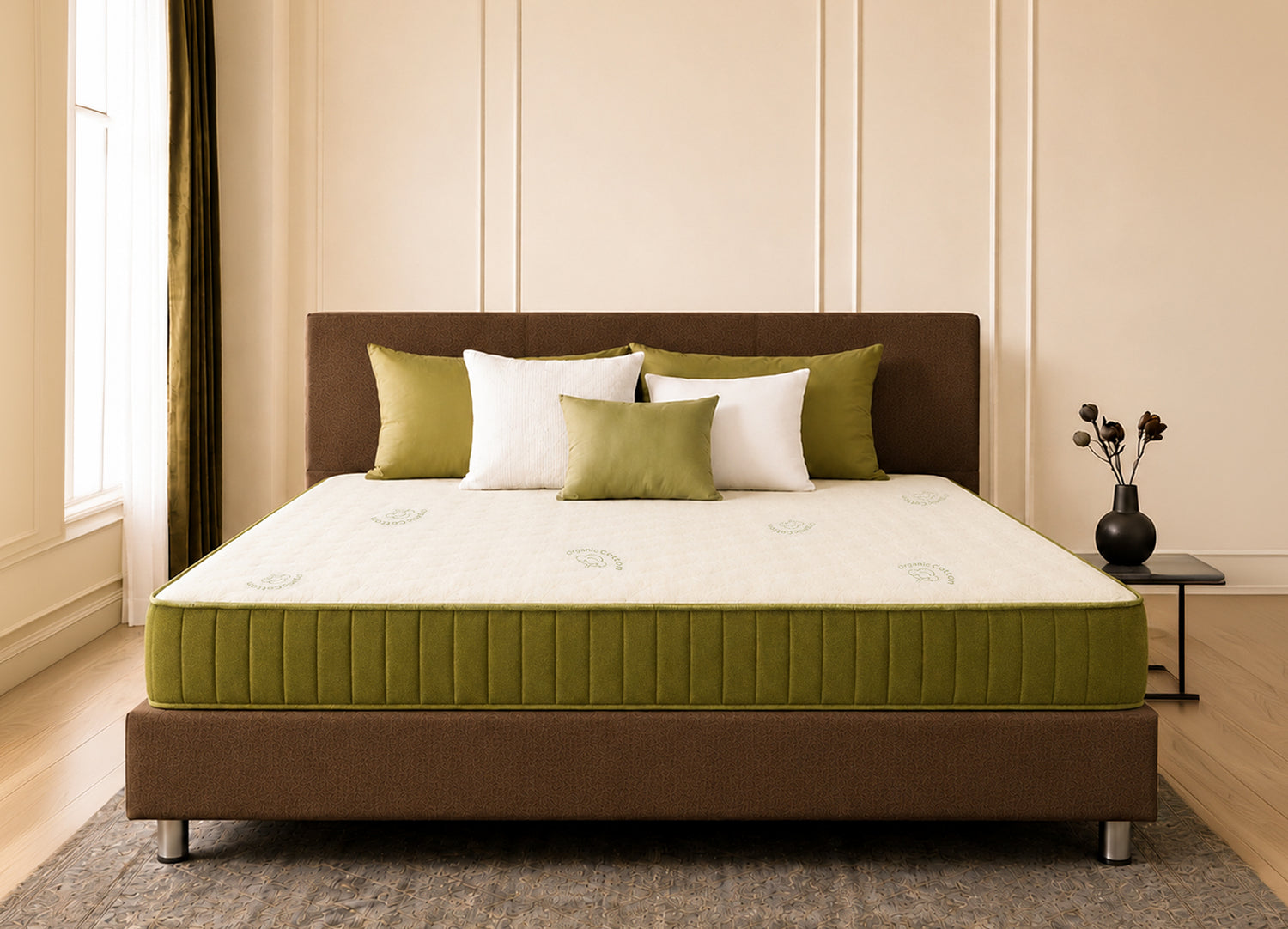 Superia Complete Natural Latex Mattress - 8 Inch Single Firm Block