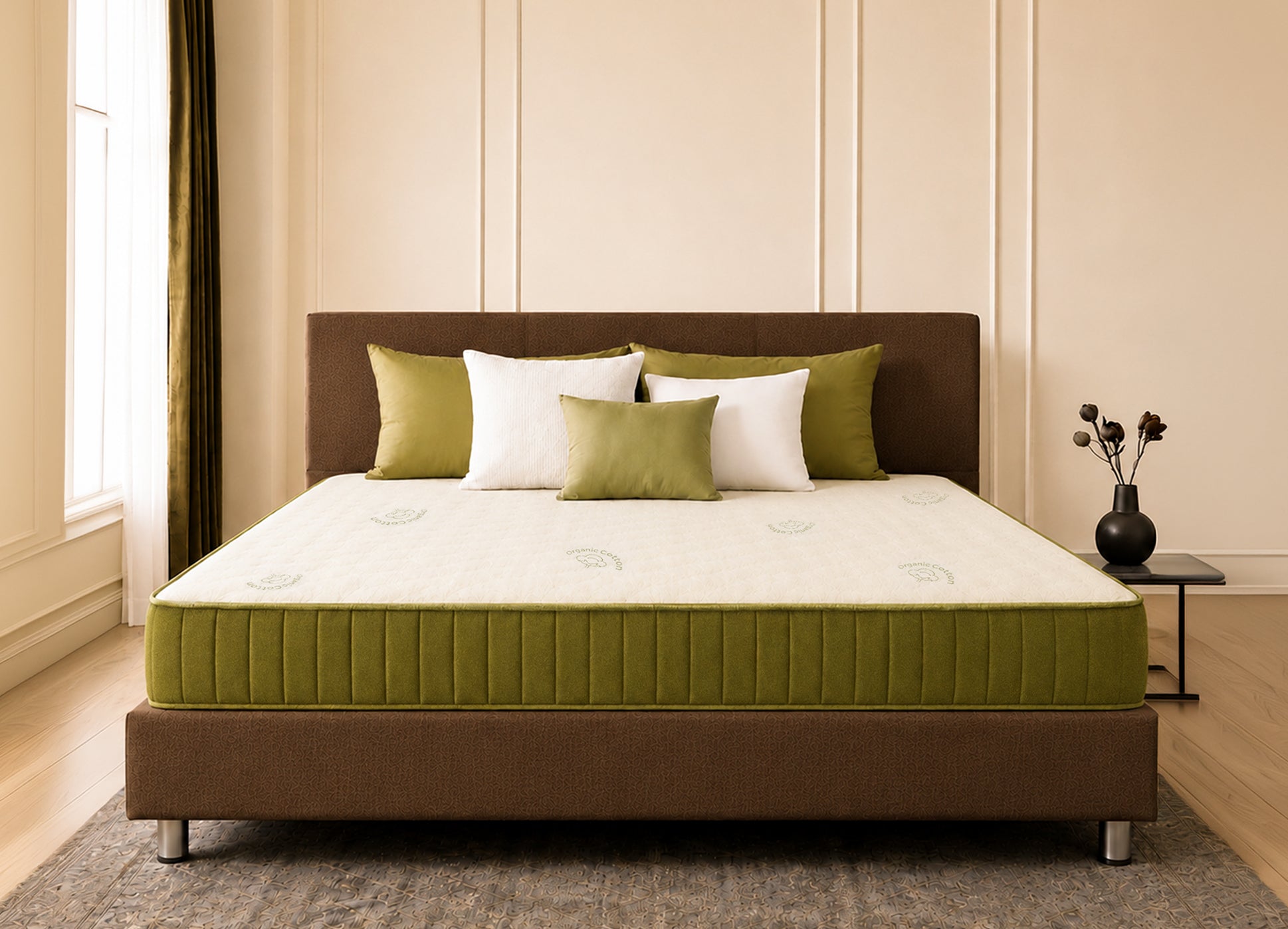 Superia Complete Natural Latex Mattress - 8 Inch Single Firm Block